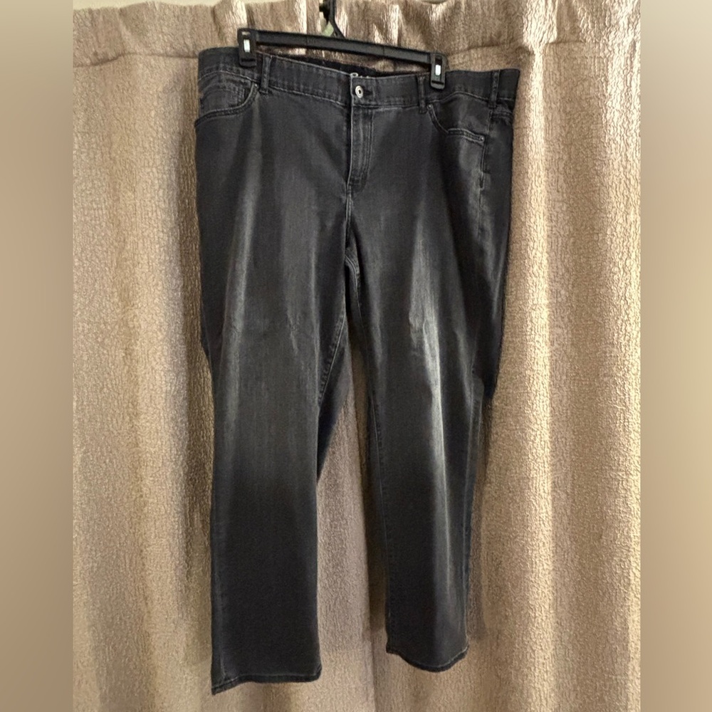 Eddie Bauer Black Boyfriend Midrise Slim Jeans
